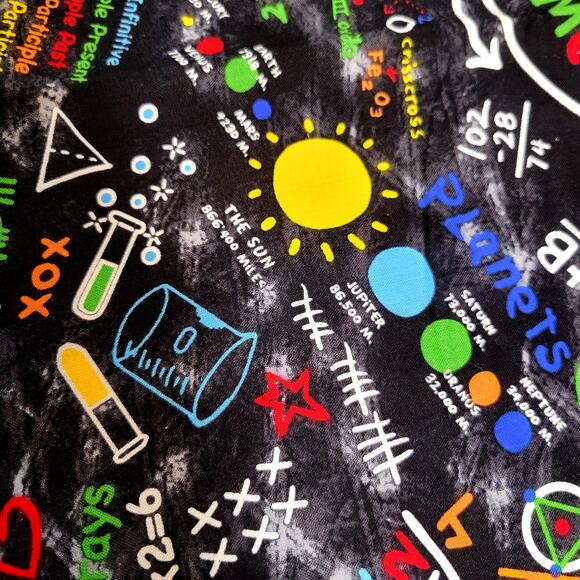 Cotton Fabric Timeless Treasures Science Math Chalkboard 58"x44" GAIL-C - Picture 8 of 13